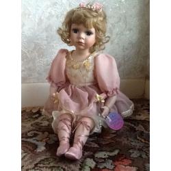 Porcelain doll for sale Leonardo Collection - Fiona