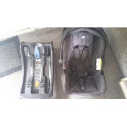 Joie car seat and isofix base