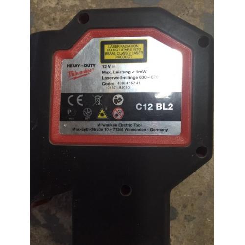Milwaukee laser plumb
