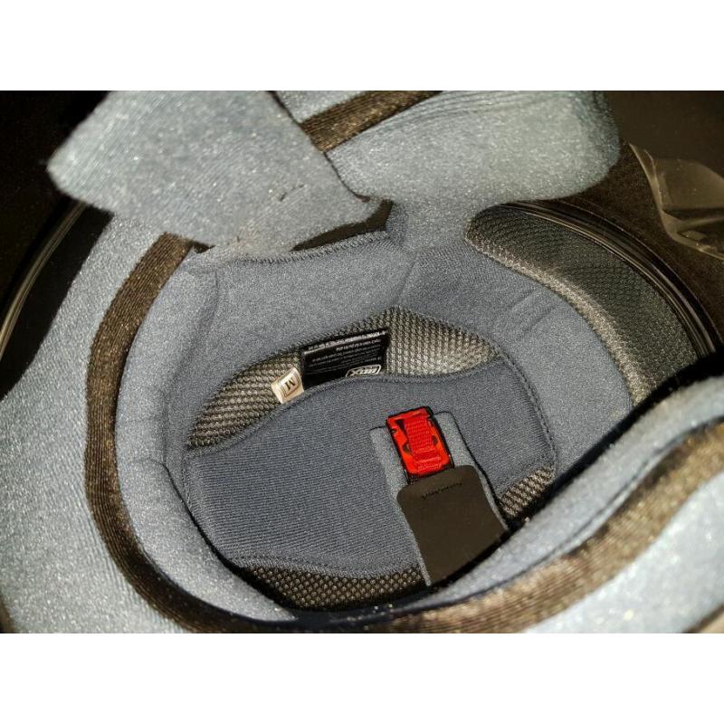 UK legal motorcycle helmet medium size
