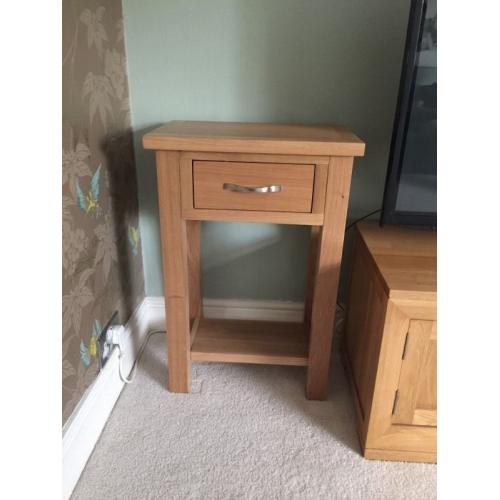Solid oak unit