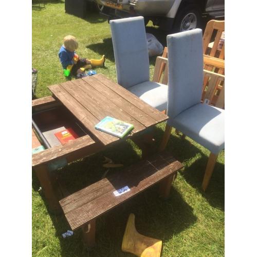 Job lot car boot pile from garage clearout