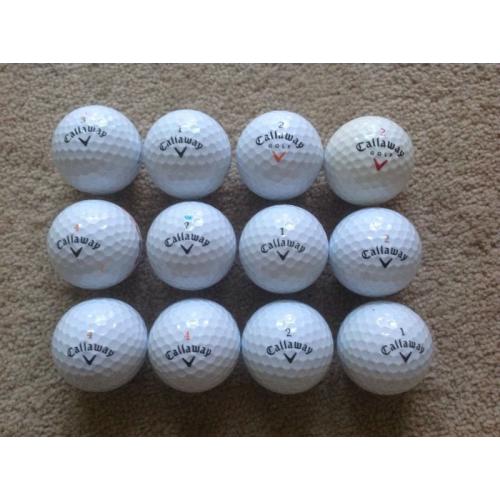 12 CALLAWAY CXR GOLF BALLS IN MINT CONDITION