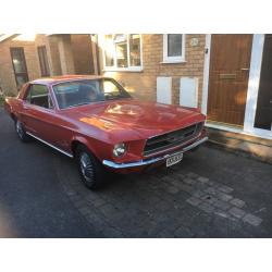 1967 Ford Mustang..from California uk registered