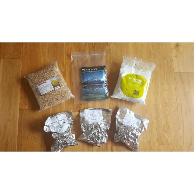 HOME BREW KIT (WITH 'INGREDIENTS') NEVER USED