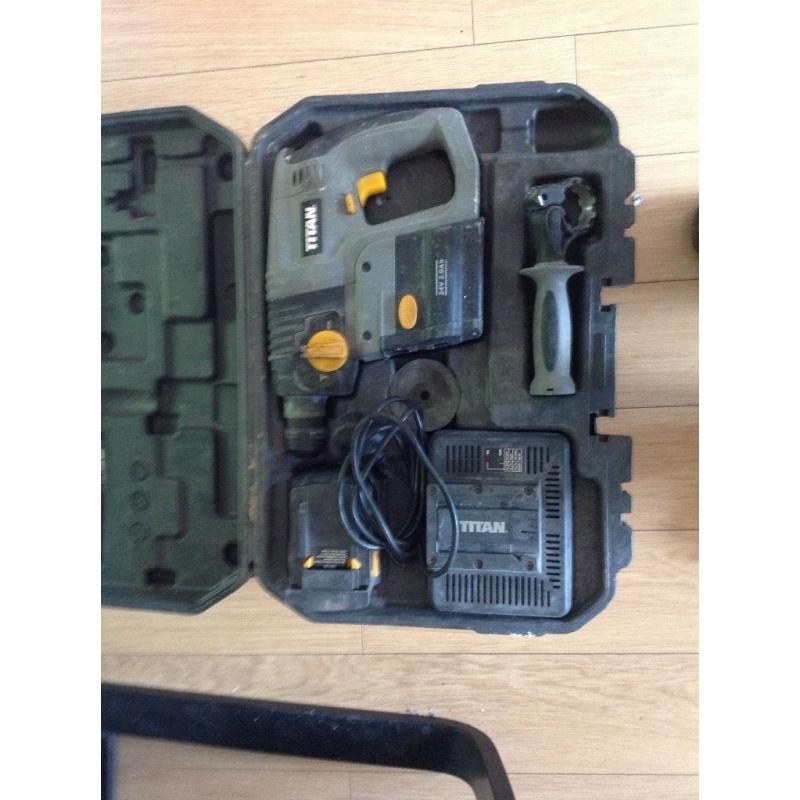 Titan drill and chisel hammer gun
