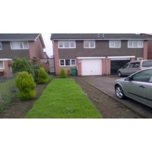 Cinderhill council exchange 3 bed semi
