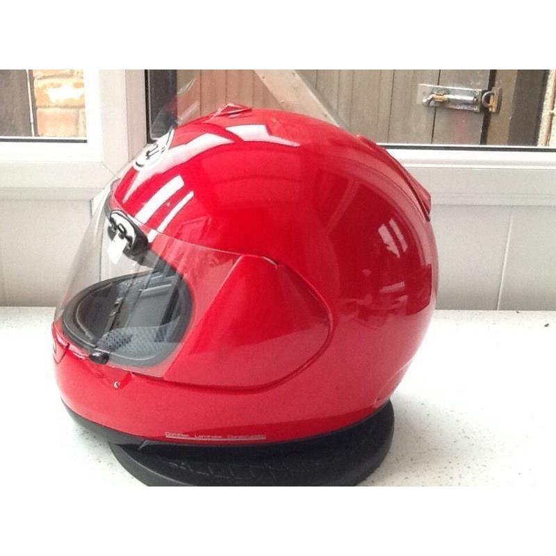 *Arai Quantum E ~ Red Full Face Helmet* Size Medium