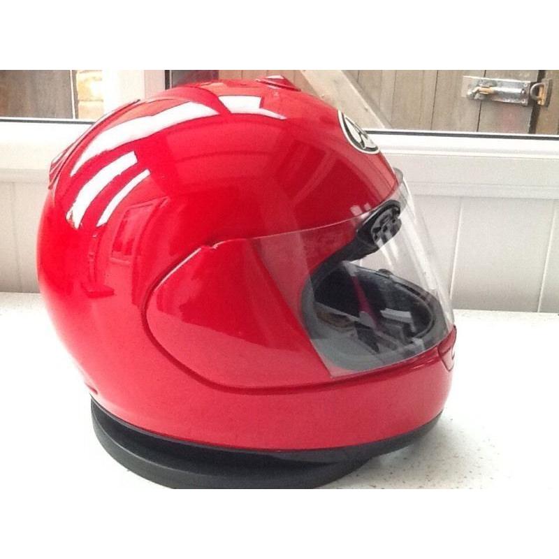 *Arai Quantum E ~ Red Full Face Helmet* Size Medium