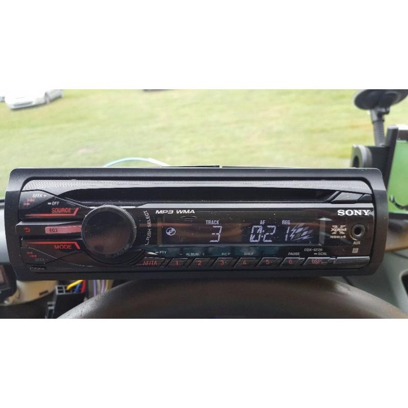 Sony CD Player Stereo head unit MP3 Aftermarket RDS AUX