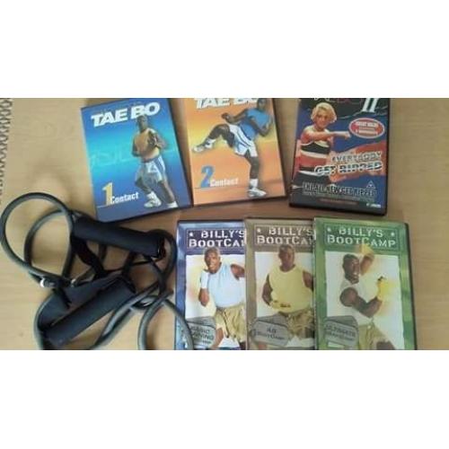 Billy Blanks tae bo dvds excercise