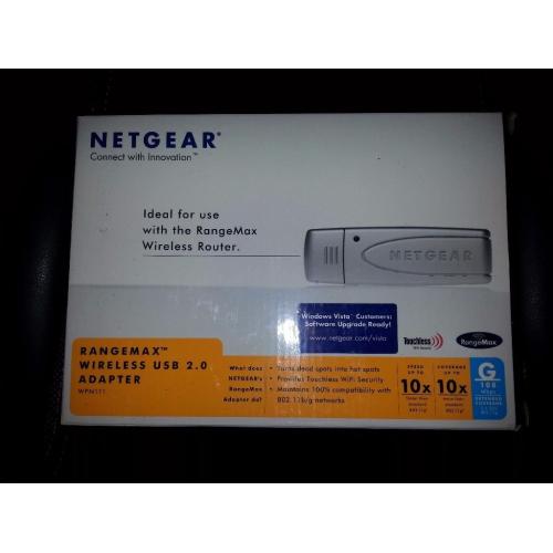 NETGEAR RANGEMAX WIRELESS USB 2.0 ADAPTER (WPN111)