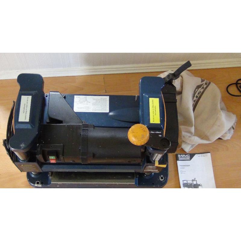 MacAllister planer thicknesser