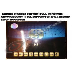 OpenBox SV8 Fully Setup with 12 Months Gift Dont be Conned by the cheaper clones
