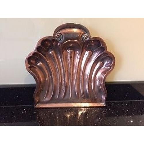Victorian copper crumb tray