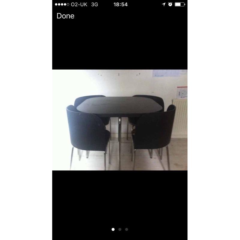 IKEA Space Saver Table and Chairs