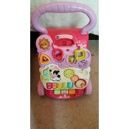 Vetech baby pink first steps walker