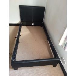 Faux Leather Single Bed Frame