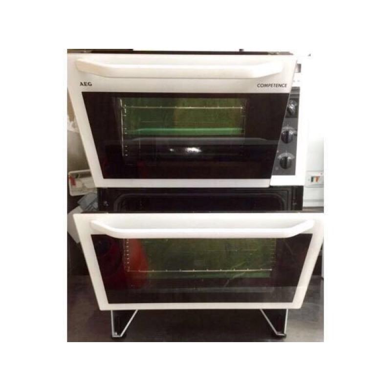 *****AEG AS NEW BUILT IN ELECTRIC DOUBLE OVEN INCLUDES 6 MONTHS GUARANTEE