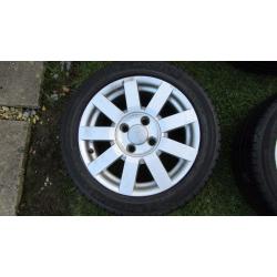 x4 15" Ford alloys 9 spoke