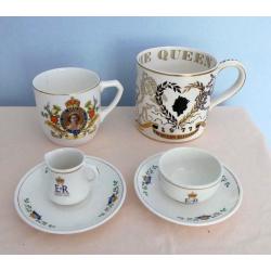 Royal Commemorative China Lots of various items on Mugs etc some over 100 years old