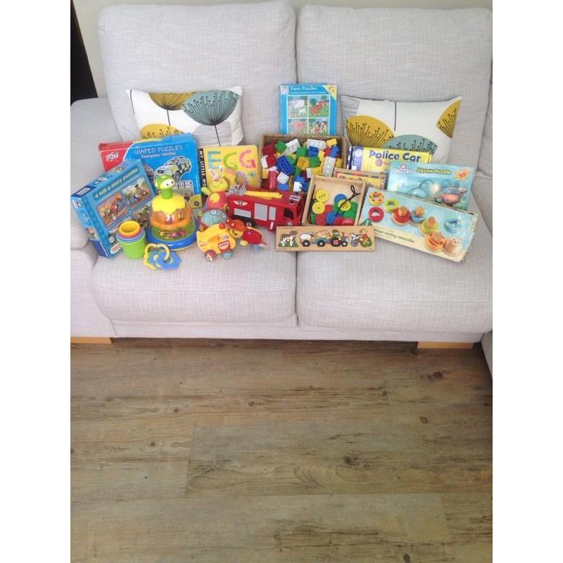 Toys and jigsaws