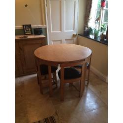 Compact Dining Table and Chairs