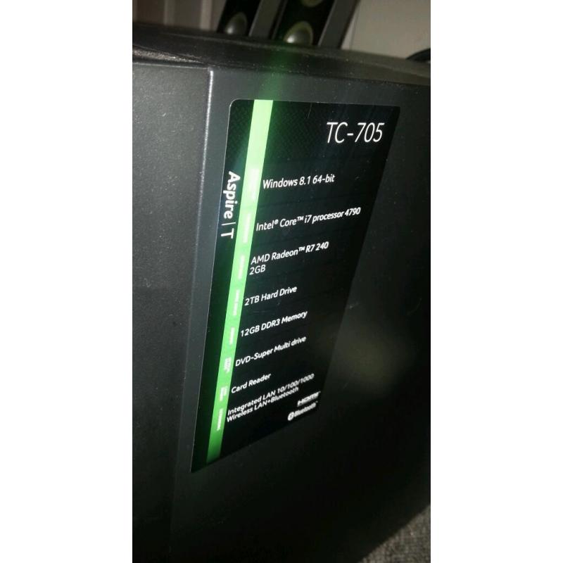 Acer aspire tc 705 i7 16gb