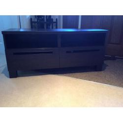 TV unit with shelves & drawers