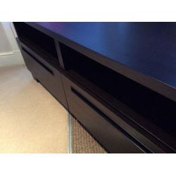 TV unit with shelves & drawers