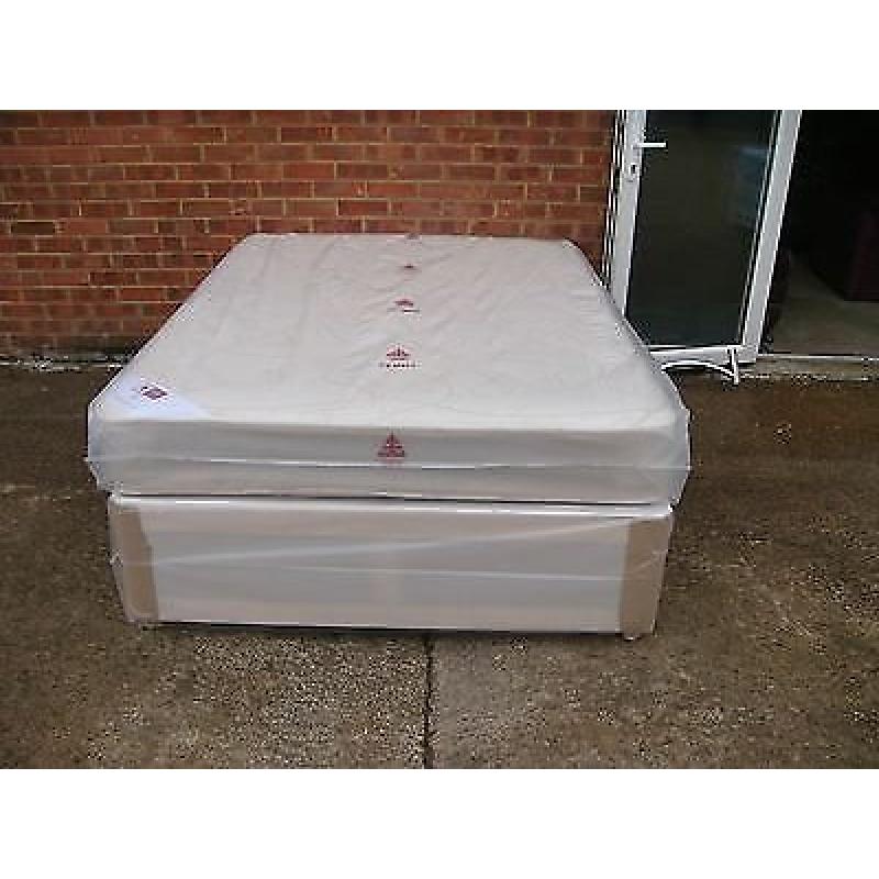 DOUBLE DIVAN BED WITH MATTRESS