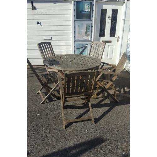 Garden table and chairs