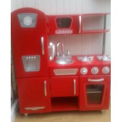 Kidkraft red vintage kitchen - excellent condition