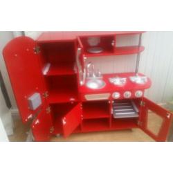 Kidkraft red vintage kitchen - excellent condition