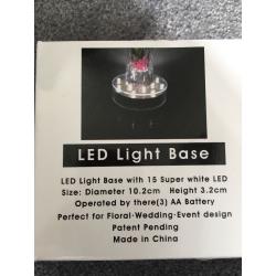 Wedding led table base
