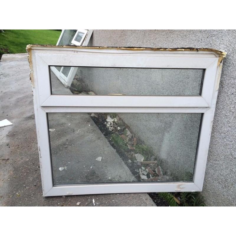 Double Glazed PVC Unit with top opener 1030mm High 1190mm Wide