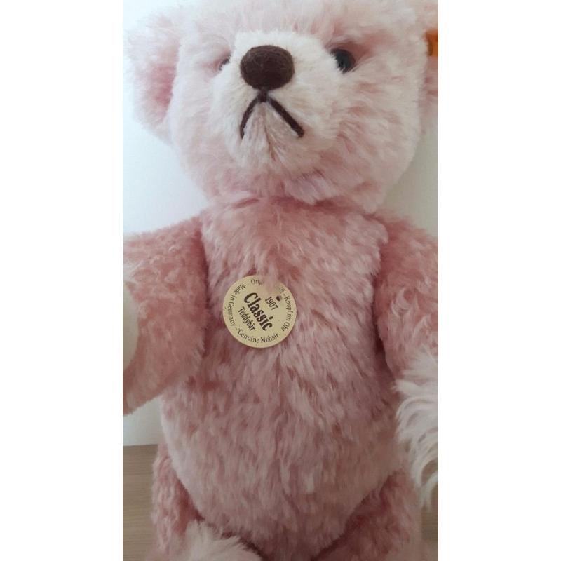 Classic 1907 Pink Mohair Steiff Bear