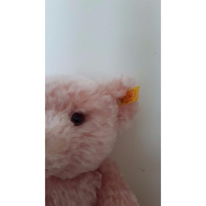 Classic 1907 Pink Mohair Steiff Bear