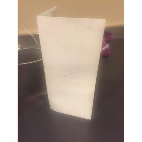 Ultra rare Concorde in flight questionnaire unused