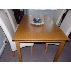 dinning table plus 4 chairs