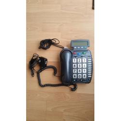 Geemarc Grey CL400 Clearsound Telephone With Extra Volume And Tone