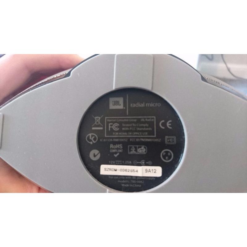 JBL radial micro loudspeaker dock for iPhone/iPod