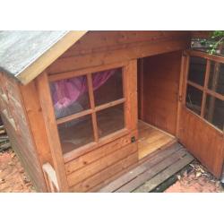 Children's wooden garden house