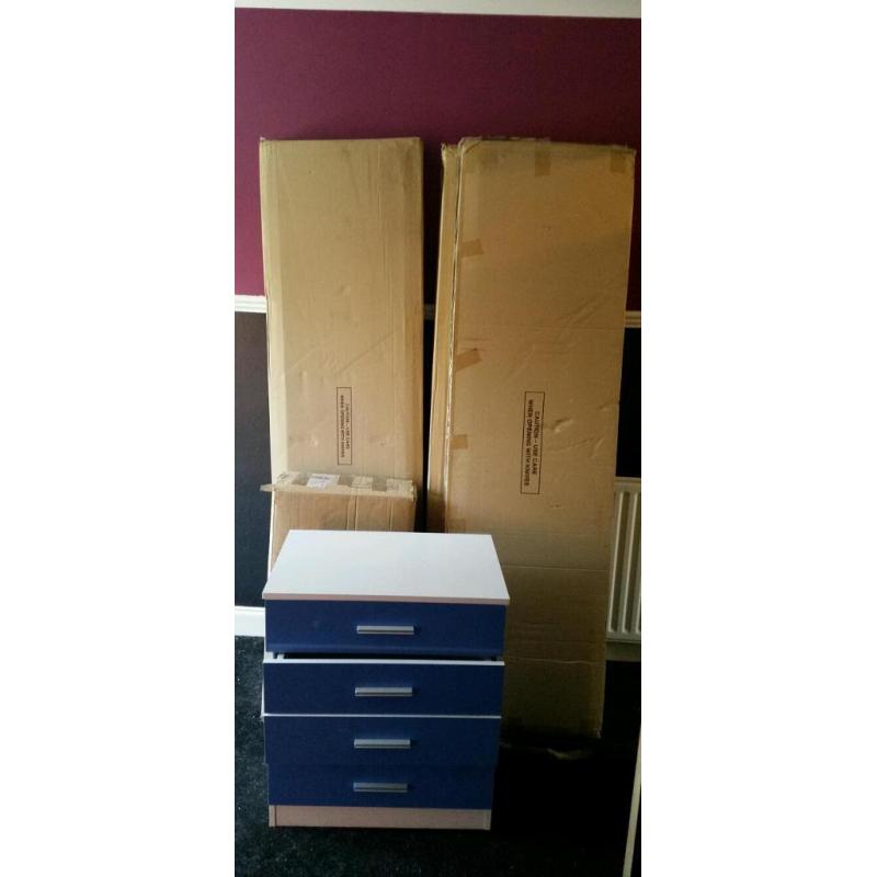 Drawer Wardrobes and bed side drawer