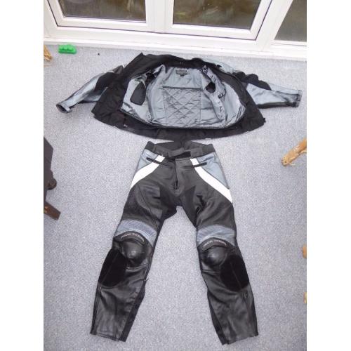 Frank Thomas 2-piece motorcycle leathers