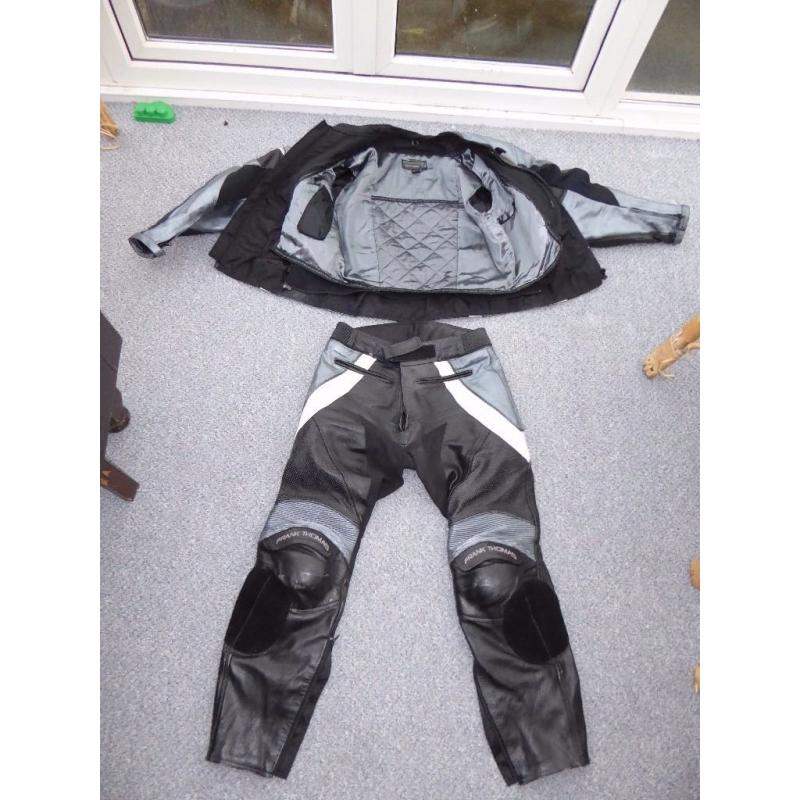 Frank Thomas 2-piece motorcycle leathers