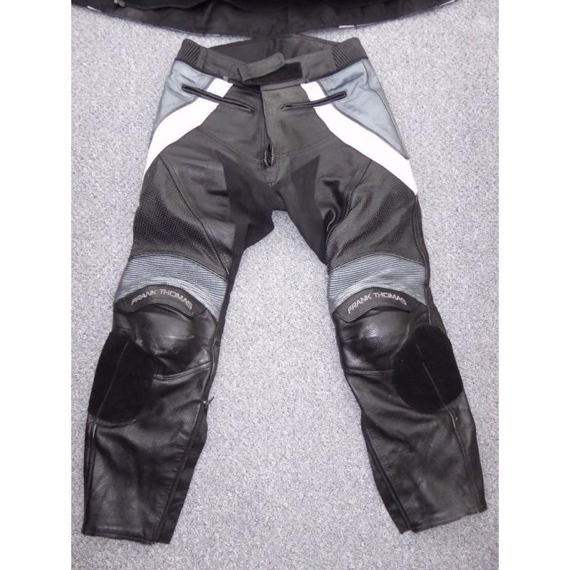 Frank Thomas 2-piece motorcycle leathers