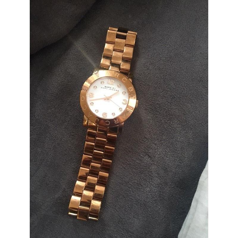 Rose gold Marc Jacobs watch