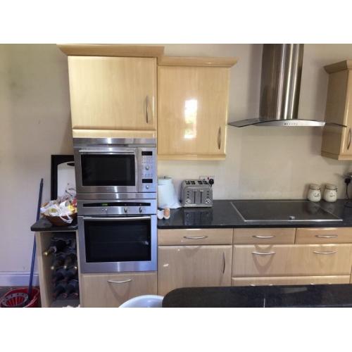 Complete kitchen including granite worktops and appliances