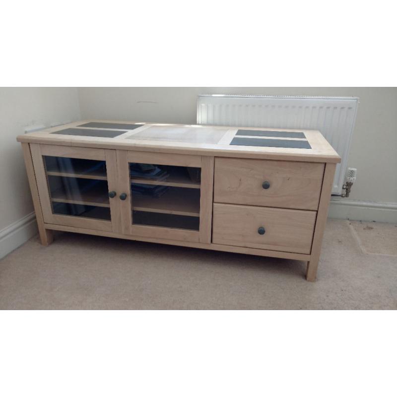 Solid and chunky beech cabinet